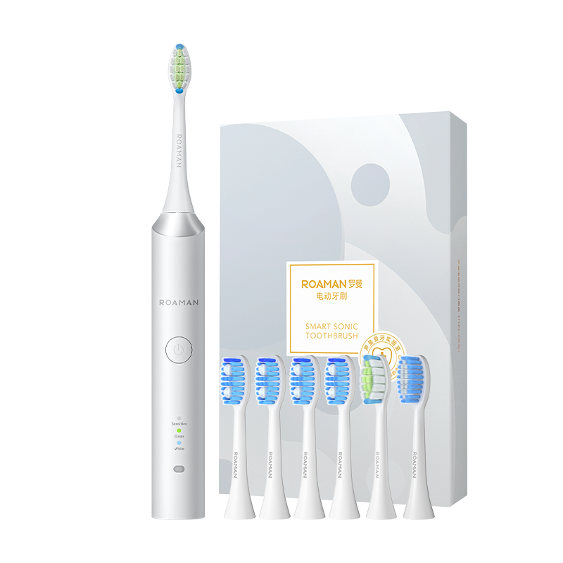 ROAMAN罗曼声波电动牙刷T3（6支刷头）