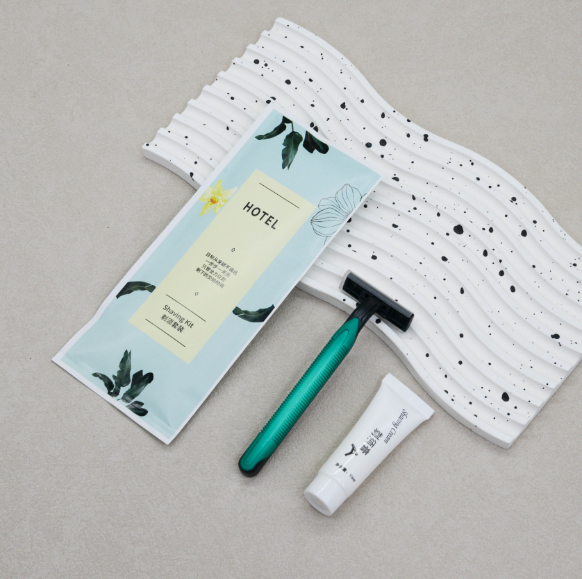 007剃须膏环保涂层纸剃须刀：007碳钢 剃须膏：10g剃须膏 包装：三边封环保涂层纸（1000/箱）整箱发货